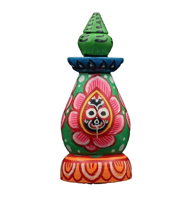 Lord Jagannath Painting with Wooden Incense (Agarabati) Stand