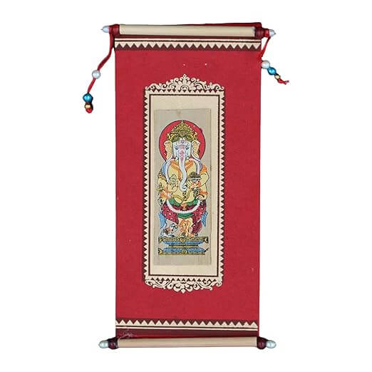 Palm Leaf Lord Ganesh Money Envelope