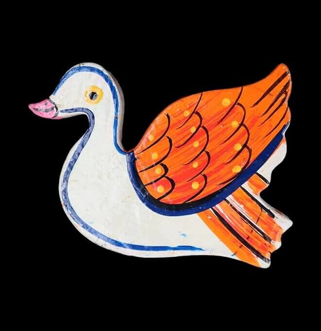 Wooden Duck Fridge Magnet